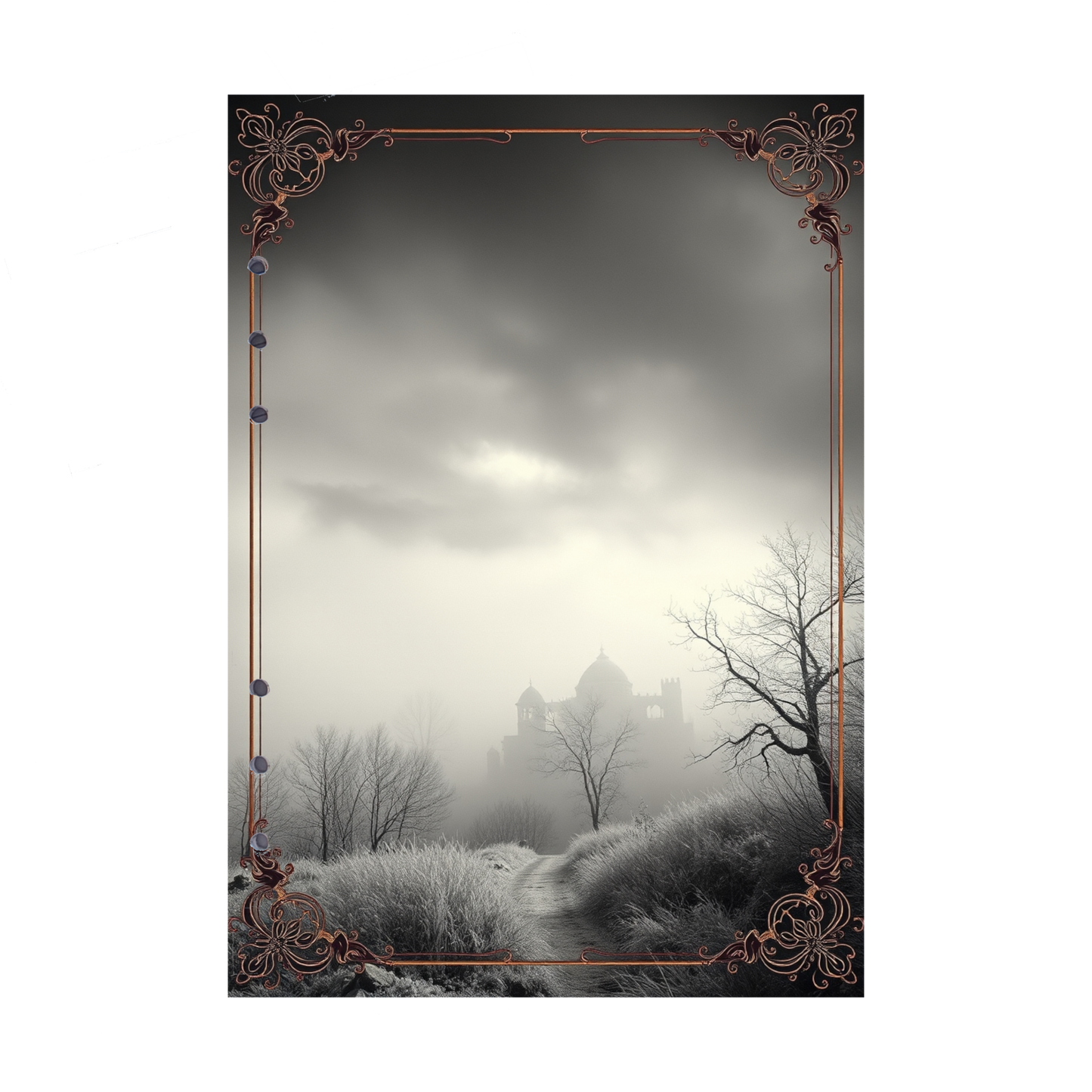 DIN A5 Ringbucheinlagen 6-fach Lochung mit Motiv | Bild Mystic Fog 97