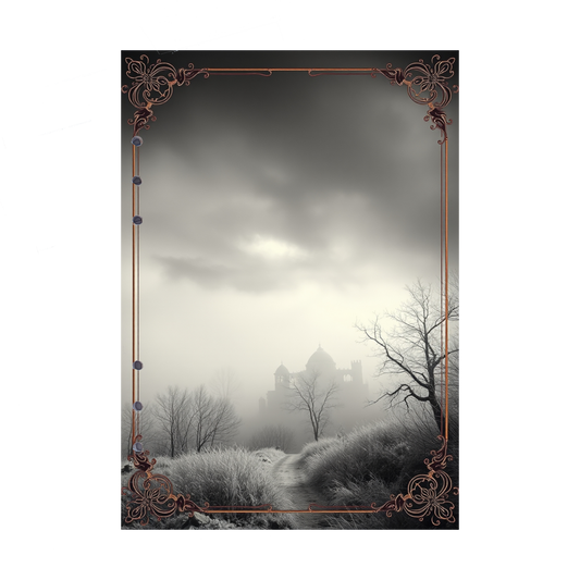 DIN A5 Ringbucheinlagen 6-fach Lochung mit Motiv | Bild Mystic Fog 97