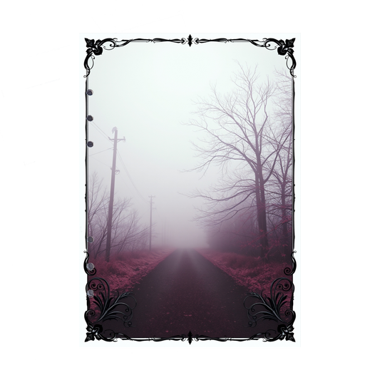 DIN A5 Ringbucheinlagen 6-fach Lochung mit Motiv | Bild Mystic Fog 99