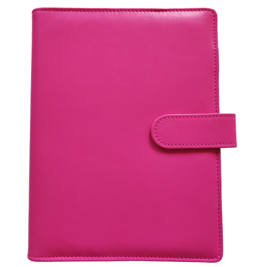 Ringbuch | Ringordner Pink | 6-Ring-Mechanik | DIN A5 | Magnetverschluss