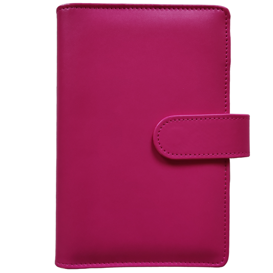Personal Size / DIN A6 Ringbuch | Ringbinder Pink | 6-Ring-Mechanik