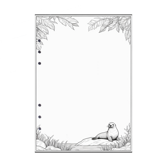 DIN A5 Ringbucheinlagen 6-fach Lochung mit Motiv | Bild Robbe 3