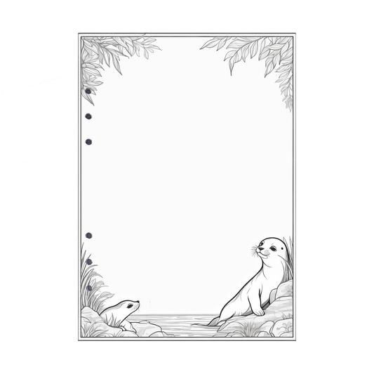 DIN A5 Ringbucheinlagen 6-fach Lochung mit Motiv | Bild Robbe 5