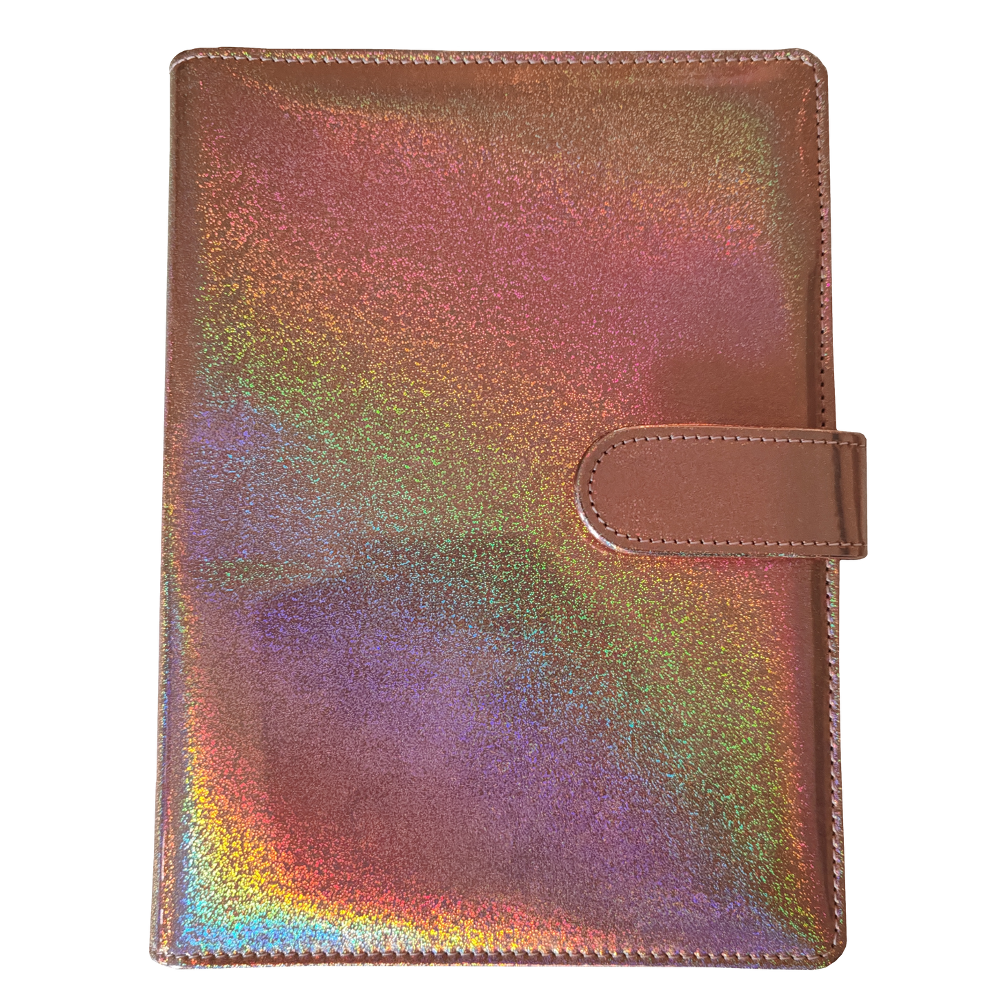 DIN A5 Ringbuch - holografisch Rosé
