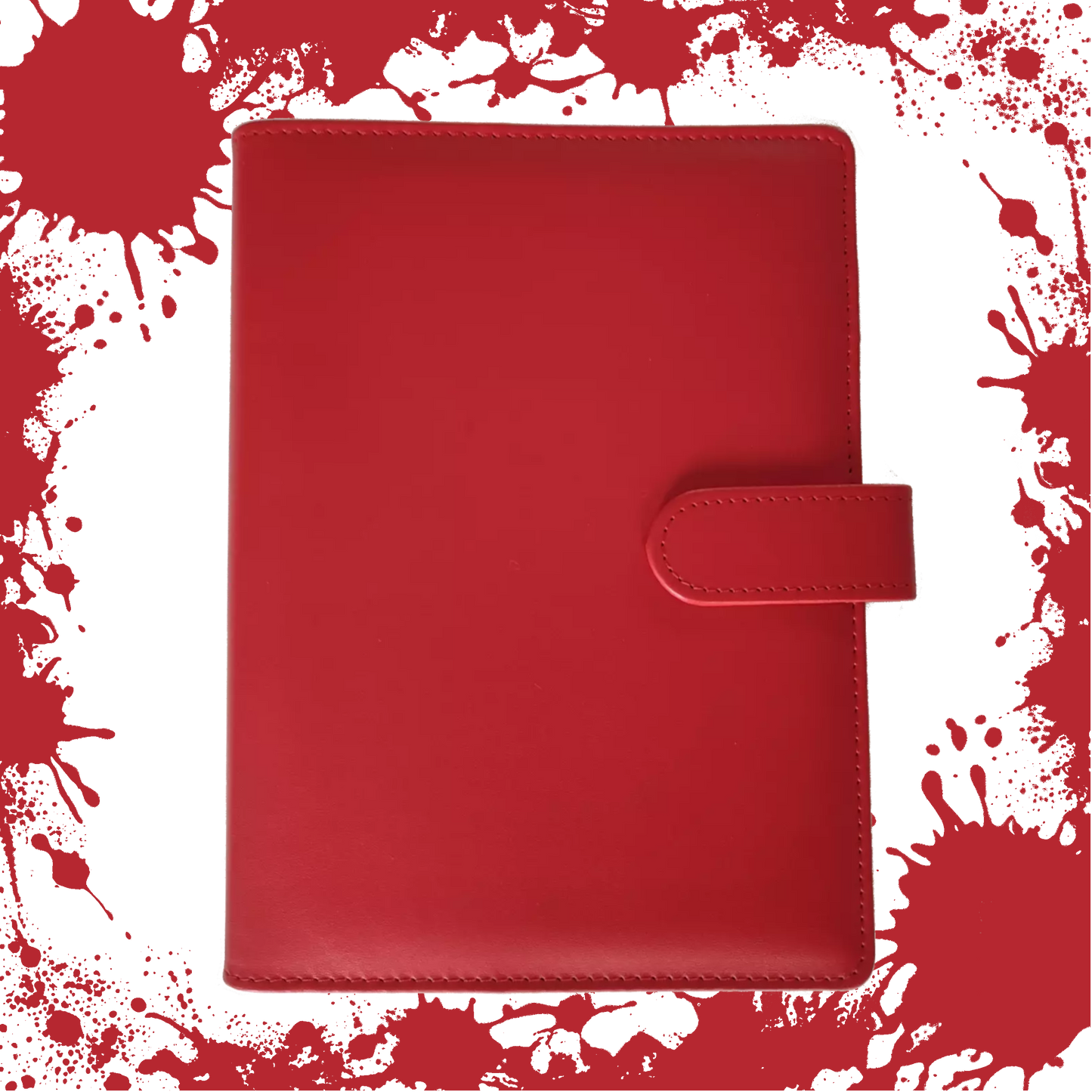 Ringbuch | Ringordner Rot | 6-Ring-Mechanik | DIN A5 | Magnetverschluss