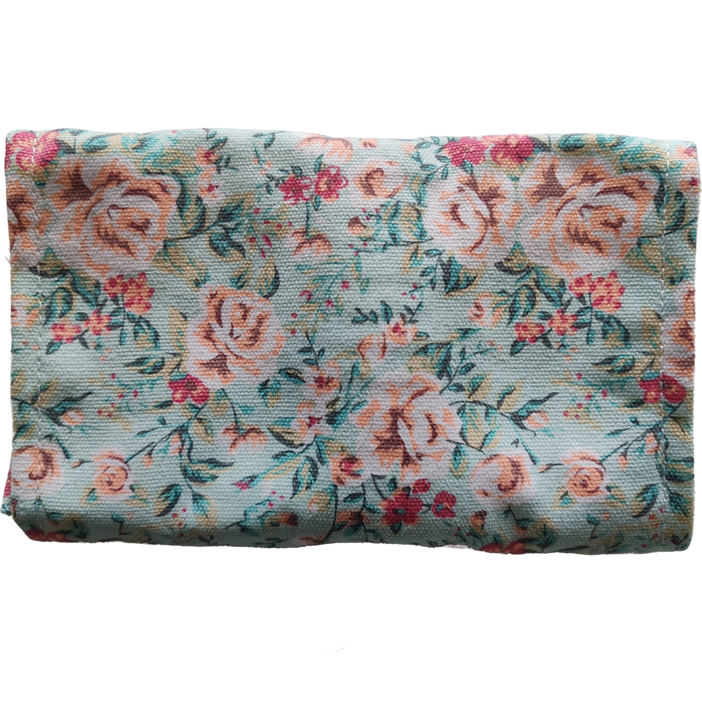 Federmäppchen | Vintage-Blumen-Design | Canvas | 48 Stiftplätze | Einrollbar