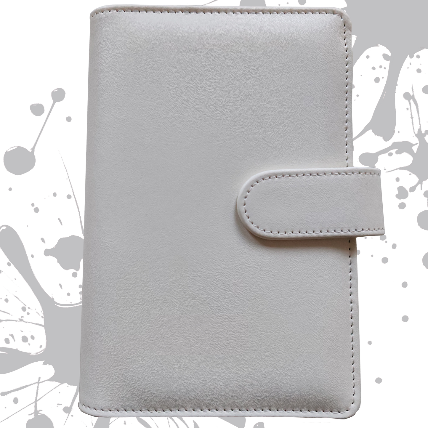 Personal Size / DIN A6 Ringbuch | Ringbinder Weiß | 6-Ring-Mechanik