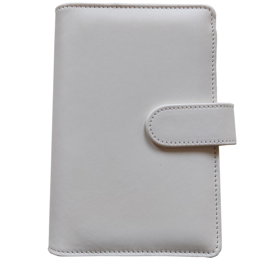 Personal Size / DIN A6 Ringbuch | Ringbinder Weiß | 6-Ring-Mechanik