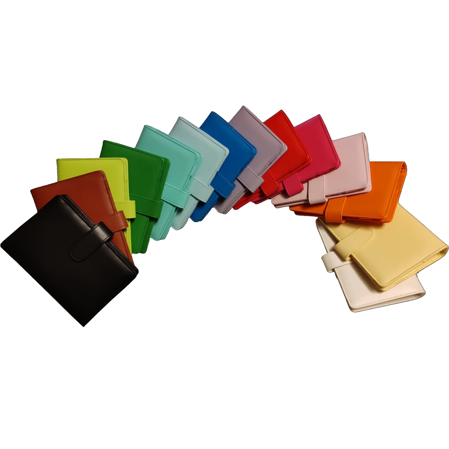 Personal Size / DIN A6 Ringbuch | Ringbinder Grün | 6-Ring-Mechanik