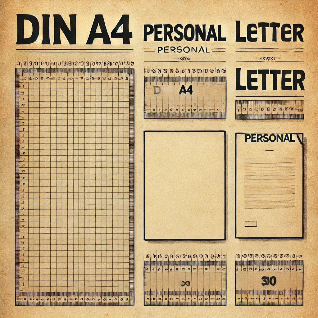 Papierformate im Vergleich: DIN, Personal und Letter – Eine Reise durch die Geschichte