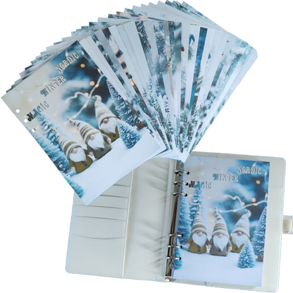 Nordic Winter Magic - DIN A5 / DIN A6 Ringbucheinlagen