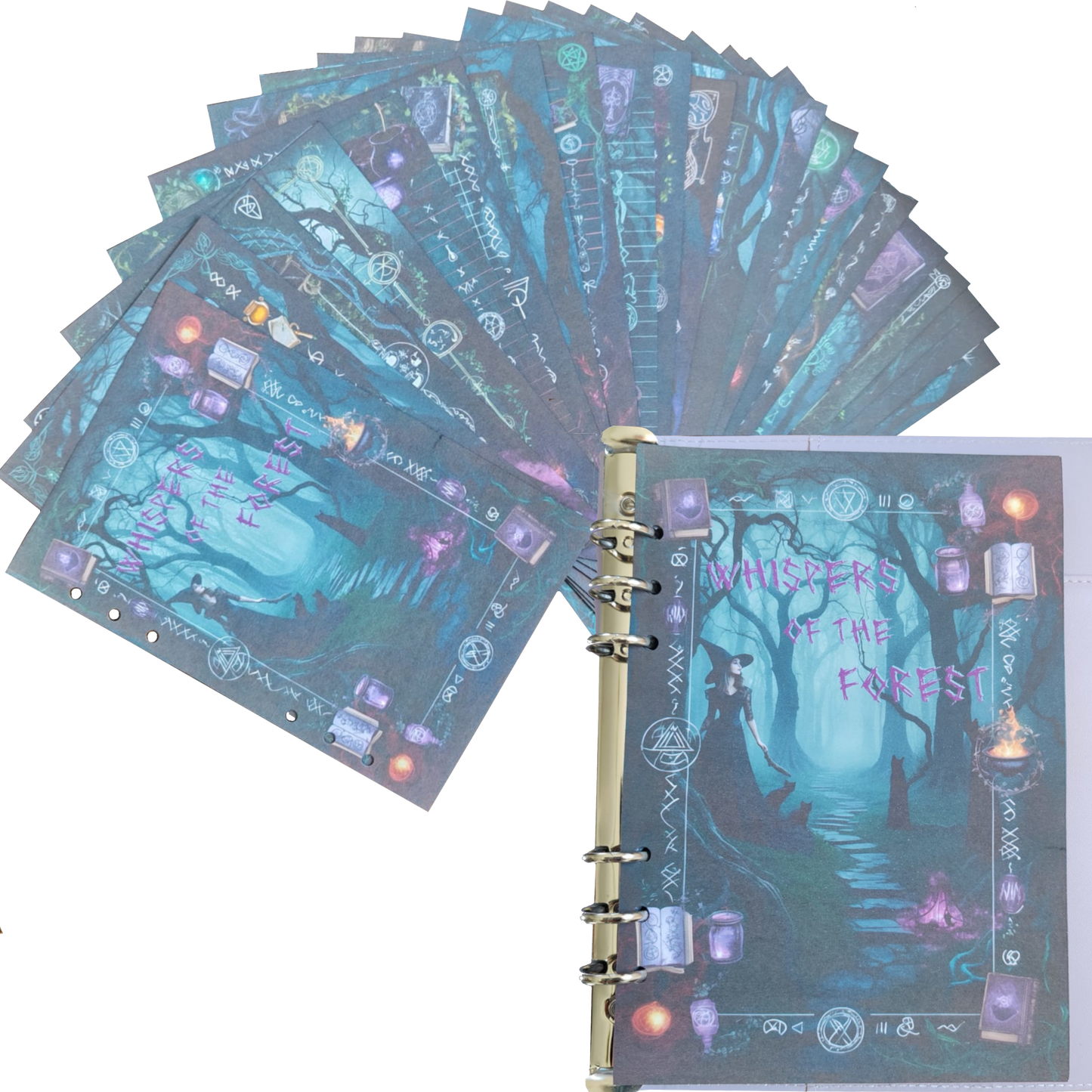 Whispers of the Forest - DIN A5 / DIN A6 Ringbucheinlagen