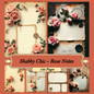 Shabby Chic - Rose Notes | Digital Download | 100 Bilder | Scrapbook | A4