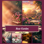 Rose Garden | Digital Download | 100 Bilder | Scrapbook | DIN A4