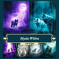 Mystic Wolves | Digital Download | 100 Bilder | Scrapbook | DIN A4