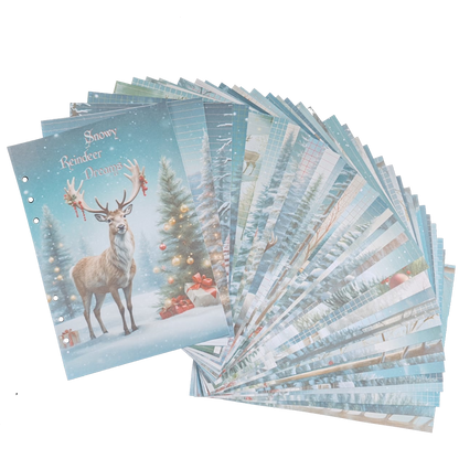 Snowy Reindeer Dreams - DIN A5 / DIN A6 Journaleinlagen