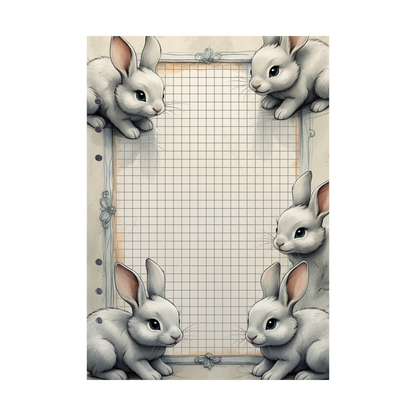 DIN A5 Ringbucheinlagen 6-fach Lochung mit Motiv | Happy Easter 15