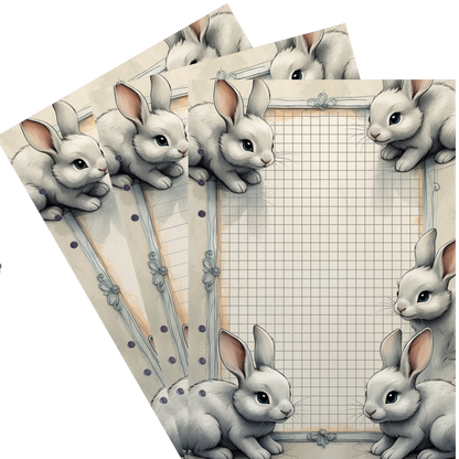 DIN A5 Ringbucheinlagen 6-fach Lochung mit Motiv | Happy Easter 15