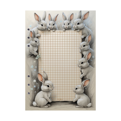 DIN A5 Ringbucheinlagen 6-fach Lochung mit Motiv | Happy Easter 18