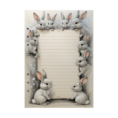 DIN A5 Ringbucheinlagen 6-fach Lochung mit Motiv | Happy Easter 18