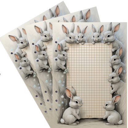 DIN A5 Ringbucheinlagen 6-fach Lochung mit Motiv | Happy Easter 18