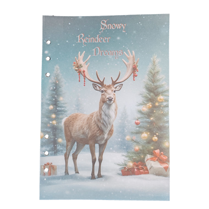 Snowy Reindeer Dreams - DIN A5 / DIN A6 Journaleinlagen