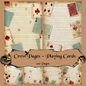 Playing Cards Notizseiten | Digital Download | 100 Seiten | Liniert | A4