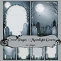 Moonlight Grave Notizseiten | Digital Download | 100 Seiten | Liniert | A4