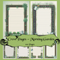 Morning Garden Notizseiten | Digital Download | 100 Seiten | Liniert | A4