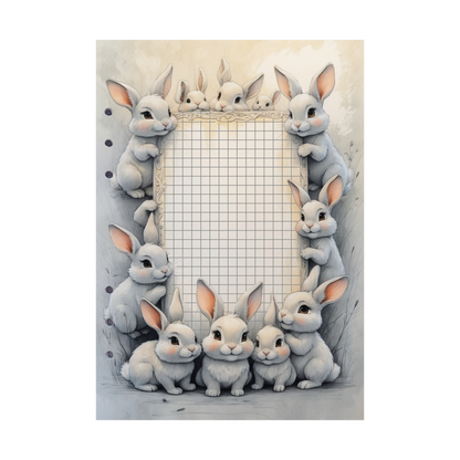 DIN A5 Ringbucheinlagen 6-fach Lochung mit Motiv | Happy Easter 21