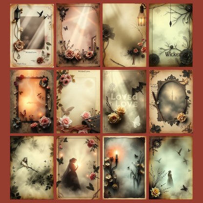Wicked Love | Digital Download | 100 Bilder | Scrapbook | DIN A4