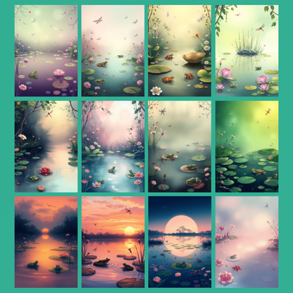 Frog´s Paradise | Digital Download | 100 Bilder | Scrapbook | DIN A4