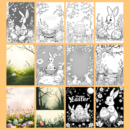 Easter Creative Mix | Digital Download | 100 Bilder | Scrapbook | A4