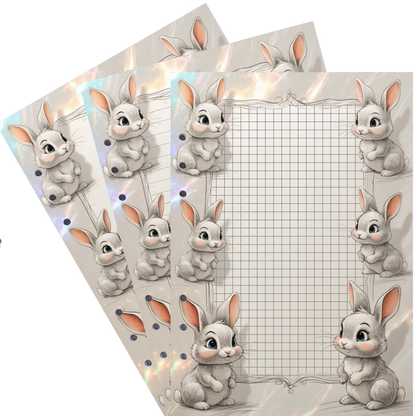 DIN A5 Ringbucheinlagen 6-fach Lochung mit Motiv | Happy Easter 33