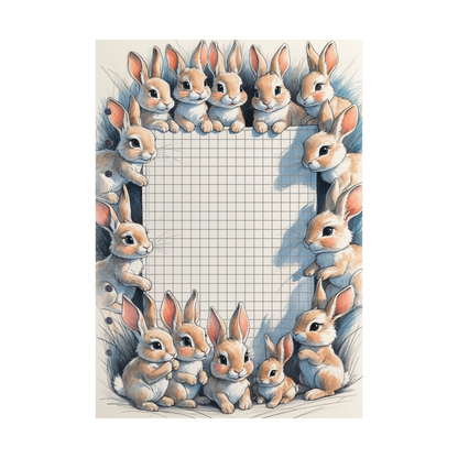 DIN A5 Ringbucheinlagen 6-fach Lochung mit Motiv | Happy Easter 34