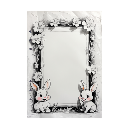 DIN A5 Ringbucheinlagen 6-fach Lochung mit Motiv | Happy Easter 38