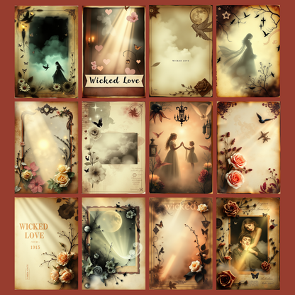 Wicked Love | Digital Download | 100 Bilder | Scrapbook | DIN A4