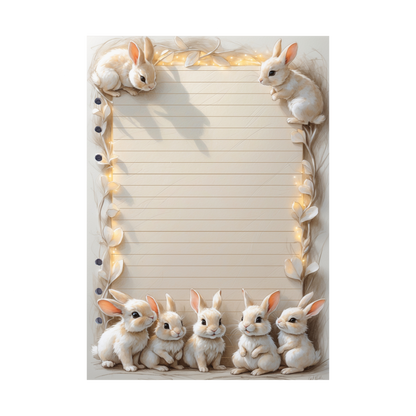 DIN A5 Ringbucheinlagen 6-fach Lochung mit Motiv | Happy Easter 5