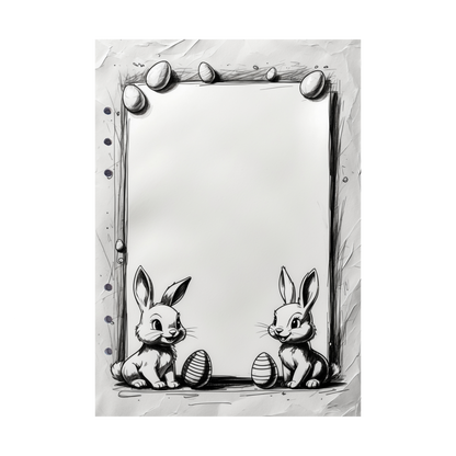 DIN A5 Ringbucheinlagen 6-fach Lochung mit Motiv | Happy Easter 59