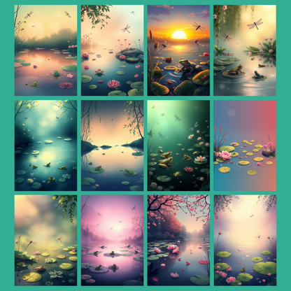 Frog´s Paradise | Digital Download | 100 Bilder | Scrapbook | DIN A4