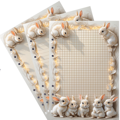 DIN A5 Ringbucheinlagen 6-fach Lochung mit Motiv | Happy Easter 5