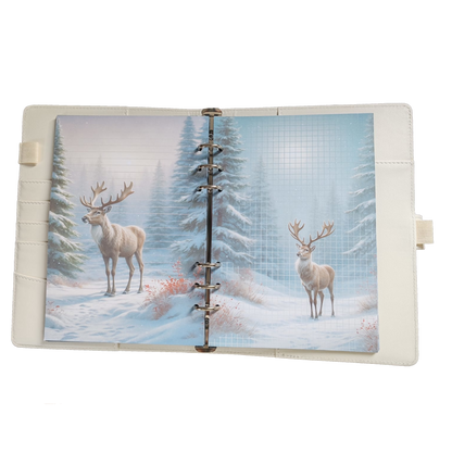 Snowy Reindeer Dreams - DIN A5 / DIN A6 Journaleinlagen