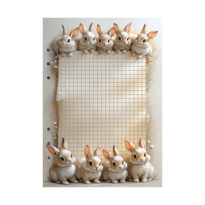 DIN A5 Ringbucheinlagen 6-fach Lochung mit Motiv | Happy Easter 6