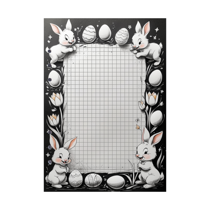 DIN A5 Ringbucheinlagen 6-fach Lochung mit Motiv | Happy Easter 62
