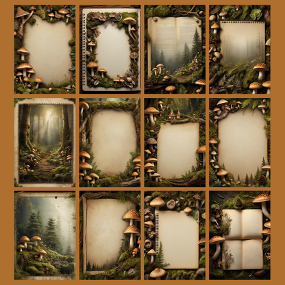Autumn Flair | Digital Download | 100 Bilder | Scrapbook | A4