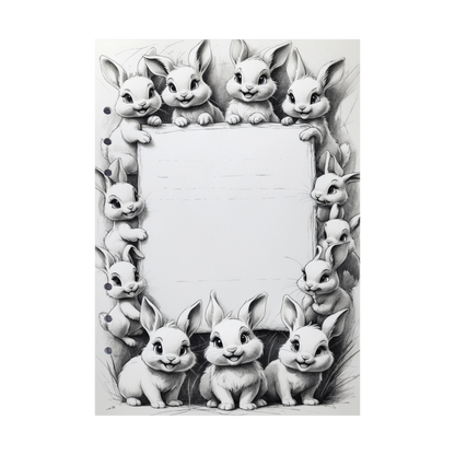 DIN A5 Ringbucheinlagen 6-fach Lochung mit Motiv | Happy Easter 7