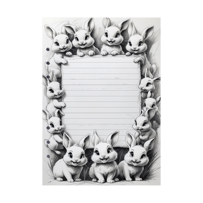 DIN A5 Ringbucheinlagen 6-fach Lochung mit Motiv | Happy Easter 7
