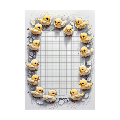 DIN A5 Ringbucheinlagen 6-fach Lochung mit Motiv | Happy Easter 9