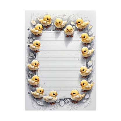 DIN A5 Ringbucheinlagen 6-fach Lochung mit Motiv | Happy Easter 9