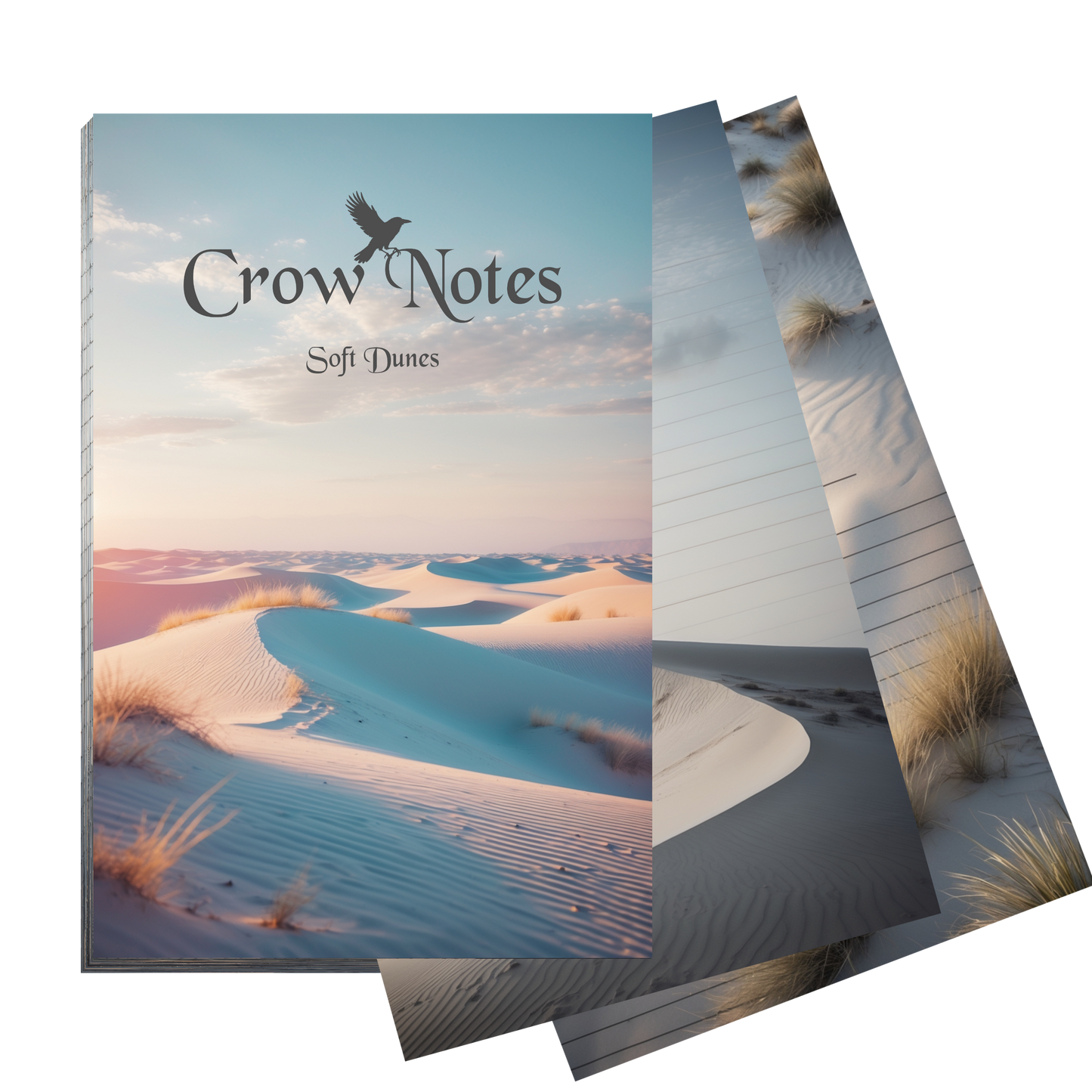 Notizblock | DIN A5 | Crow Notes – Soft Dunes